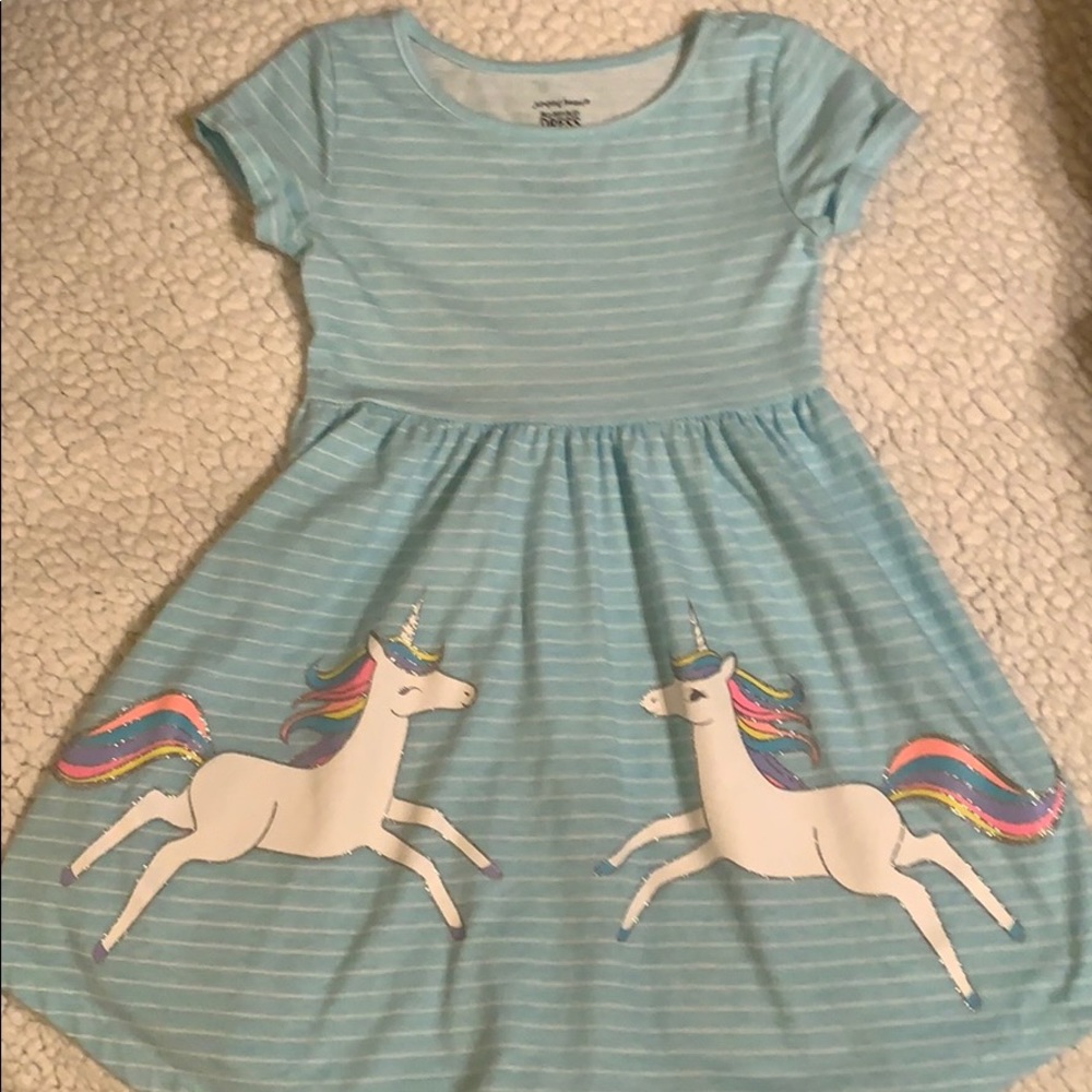 Girls Dress with Unicorns 🦄